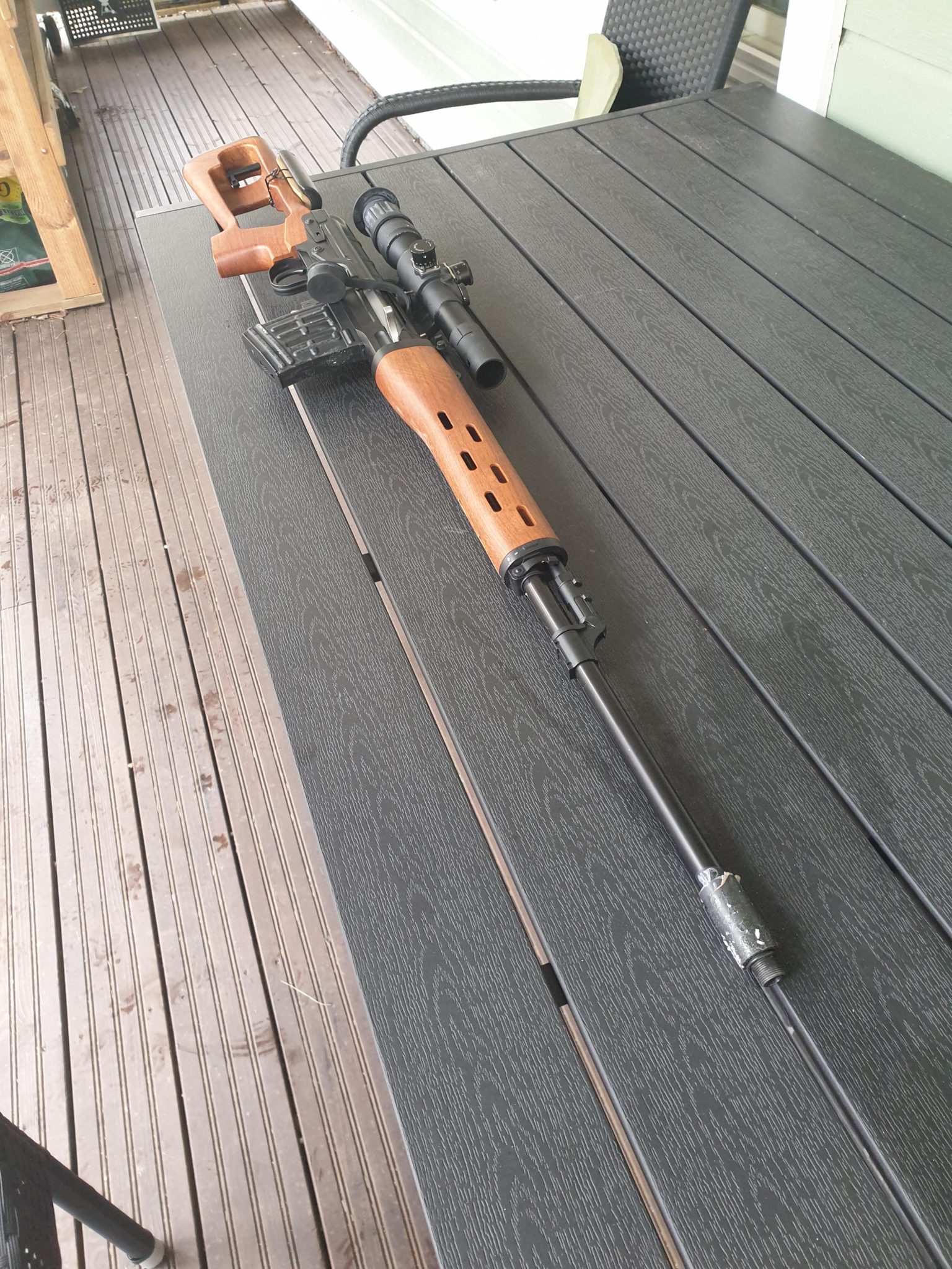 A&K SVD Dragunov Bolt Action Airsoft Sniper Rifle MAFC